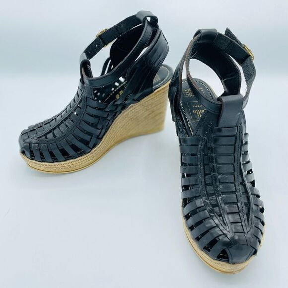 Handmade Black Wedge  - Picture 3 of 5